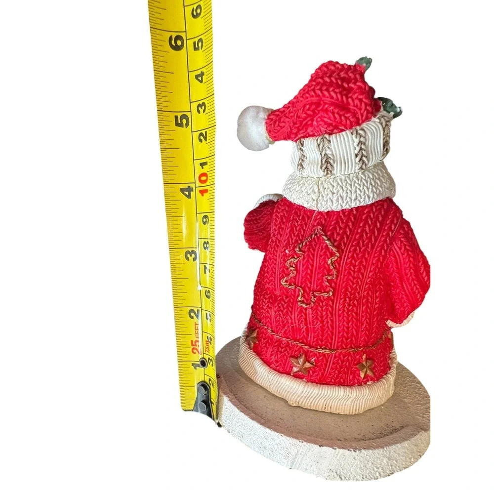Santa Claus Stocking Hanger Cardinal Birdhouse Texture‎ Resin mantle decor